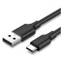 Дата кабель USB 2.0 AM to USB-C 3.0m 3.0A 18W US287 Black Ugreen (60826)