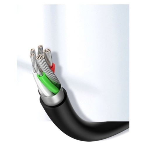 Дата кабель USB 2.0 AM to USB-C 3.0m 3.0A 18W US287 Black Ugreen (60826)