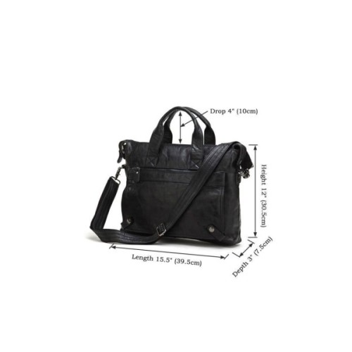 Сумка Vintage Чорна (14067)