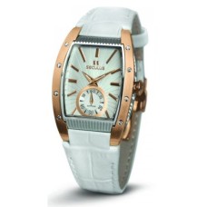 Наручний годинник Seculus 1667.2.1069 white, pvd-r, white leather