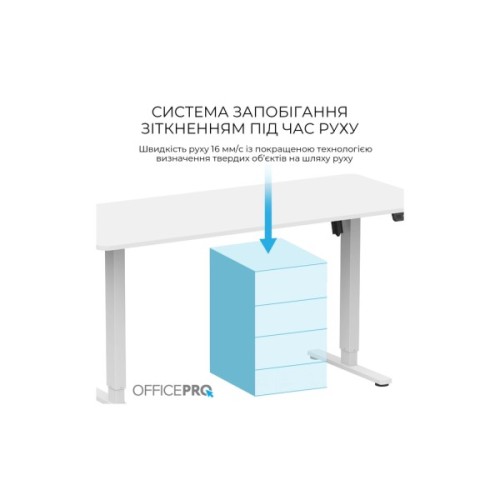 Комп'ютерний стіл OfficePro ODE1670W White (ODE1670W)
