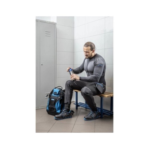 Штани робочі Hoegert TREBEL HT5K902-3XL з кишенями 65% бавовна/35% поліестер чорні, 3XL (58) (HT5K902-3XL)