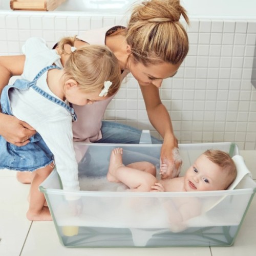 Ванночка Stokke Flexi Bath та підставка, біла (531501)