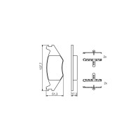 Гальмівні колодки Bosch 0 986 468 890