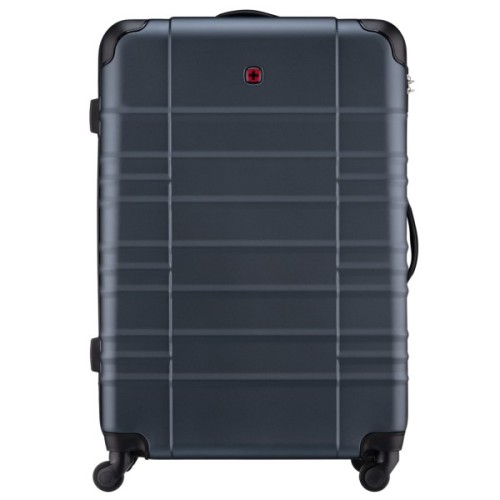 Валіза Wenger Amplar, велика, пластик, 4 колеса, синя (653141)