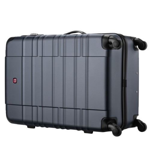 Валіза Wenger Amplar, велика, пластик, 4 колеса, синя (653141)