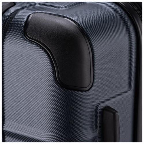 Валіза Wenger Amplar, велика, пластик, 4 колеса, синя (653141)