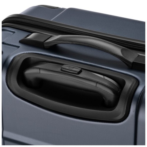 Валіза Wenger Amplar, велика, пластик, 4 колеса, синя (653141)