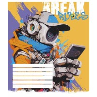 Зошит Школярик Break the rules 12 аркушів клітинка (012-3492K)