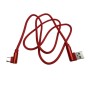 Дата кабель USB 2.0 AM to USB-C 1.0m 2.4A 90° corner red XoKo (XK-CTC-001-RD)