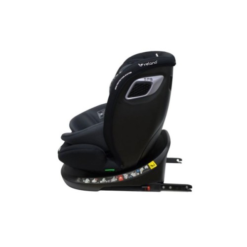 Автокрісло Velano Vento 360° i-Size 40150 см, ISOFIX + опорна нога, grey (48418)