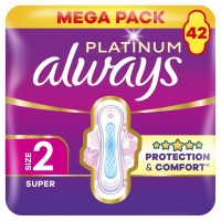 Гігієнічні прокладки Always Platinum Super Розмір 2 42 шт. (8700216784443)