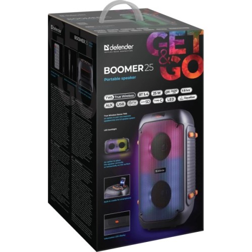 Акустична система Defender Boomer 25 Black (65425)