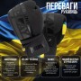Боксерські рукавички PowerPlay 3021 Ukraine Чорні 10 унцій (PP_3021_10oz_Black)
