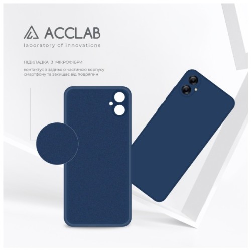 Чохол до мобільного телефона ACCLAB SoftShell Samsung Galaxy A04e Light Blue (1283126586583)