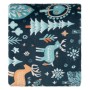 Плед Ardesto Christmas Flannel 160х200см, 100% поліестер, олені, зелений (ART0127PB)