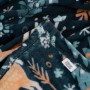 Плед Ardesto Christmas Flannel 160х200см, 100% поліестер, олені, зелений (ART0127PB)