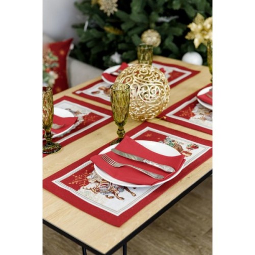 Серветка на стіл Прованс гобеленова PRESENT 30х50 см (4823093450592)