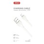 Дата кабель USB 2.0 AM to Lightning 2.0m 2.1A white XO (CB-200UL)