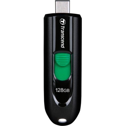 USB флеш накопичувач Transcend 128GB JetFlash 790C Black USB 3.1 Type C (TS128GJF790C)