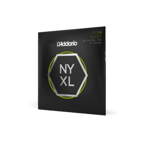 Струни для гітари D'Addario NYXL Medium Top / Extra-Heavy Bottom (11-56) (NYXL1156)