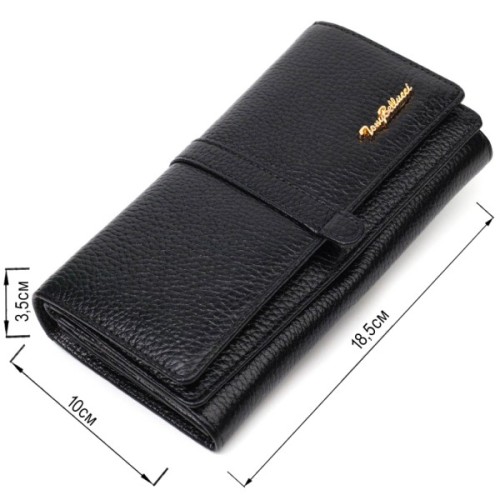 Гаманець Tony Bellucci З натуральної шкіри Чорний (21961)