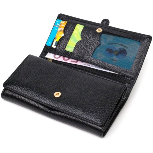 Гаманець Tony Bellucci З натуральної шкіри Чорний (21961)