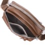 Сумка Vintage З двома відділеннями з натуральної шкіри Коричнева (22596)