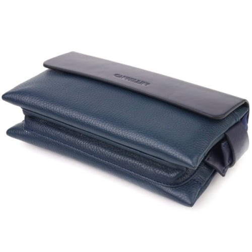 Сумка Canpellini З натуральної шкіри Синя (21565)