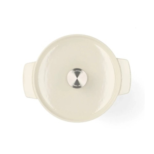 Каструля KitchenAid чавунна з кришкою 3,3 л Мигдалевий крем (CC006056-001)