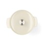 Каструля KitchenAid чавунна з кришкою 3,3 л Мигдалевий крем (CC006056-001)