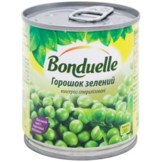 Овочева консервація Bonduelle Горошок зелений консервований 200 г (3083680538404)