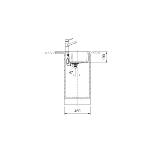 Мийка кухонна Franke City, фраграніт, бежевий (114.0701.824)