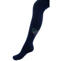 Колготки дитячі BNM з серцем зі страз (M0C0302-2032-5G-blue)