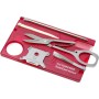 Мультитул Victorinox SwissCard NailCare Transparent Red (0.7240.T)