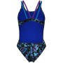 Купальник Arena Rockin Swimsuit Swim Tech Mult 008159-889 чорний, синій, фіолетовий 38 (3468337406518)