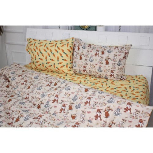 Постільна білизна MirSon Бязь 17-0530 Bambi King Size (2200003676587)