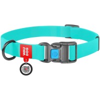 Нашийник для тварин WAUDOG Waterproof пластикова пряжка-фастекс Ш 25 мм Д 34-49 см ментол (2776)