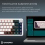 Клавіатура GamePro Asgard Valhalla MK210W Pro 65 RGB Wireless/Bluetooth/USB White (MK210W Pro)