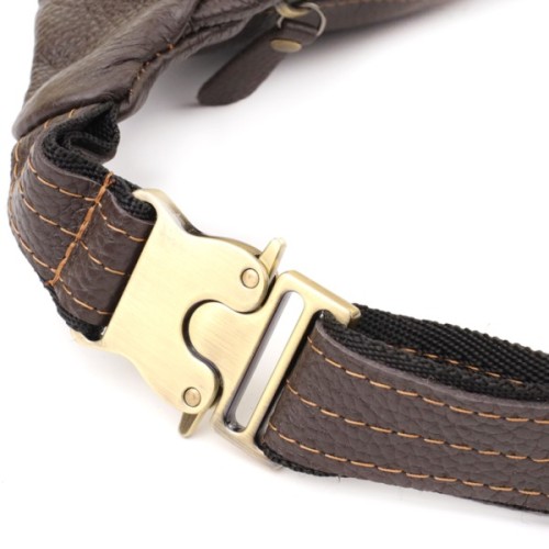 Сумка Shvigel З натуральної шкіри Коричнева (23128)