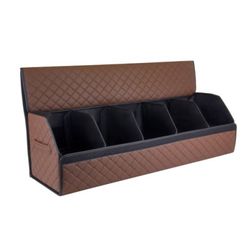 Сумка-органайзер EVAtech ECO XXL 30x30x100 см коричнева з коричневою ниткою (EHECEWZZBB)