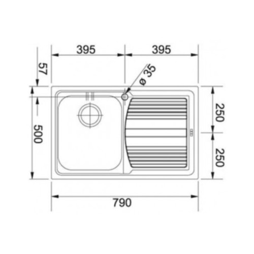 Мийка кухонна Franke 101.0381.806