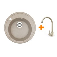 Мийка кухонна Adamant Sun Avena + змішувач (4824296910106)