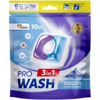 Капсули для прання Pro Wash Color Гірська свіжість 10 шт. (4823128002277)