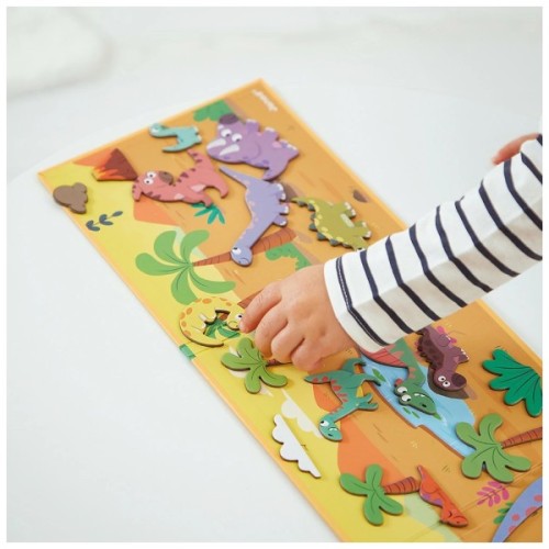 Розвиваюча іграшка Janod Магнітні історії Динозаври 30 елементів (J05450)