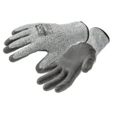 Захисні рукавиці Hoegert FUHSE HT5K763-10 протипорізні з поліуретановим покриттям світло-сірі, 10 (HT5K763-10)