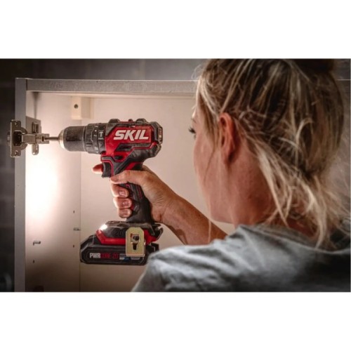 Шуруповерт Skil акумуляторний безщітковий ударний 3075 CA Compact, 2.5Ah (CD1E3075CA+BC1E3110AA)