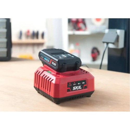 Шуруповерт Skil акумуляторний безщітковий ударний 3075 CA Compact, 2.5Ah (CD1E3075CA+BC1E3110AA)