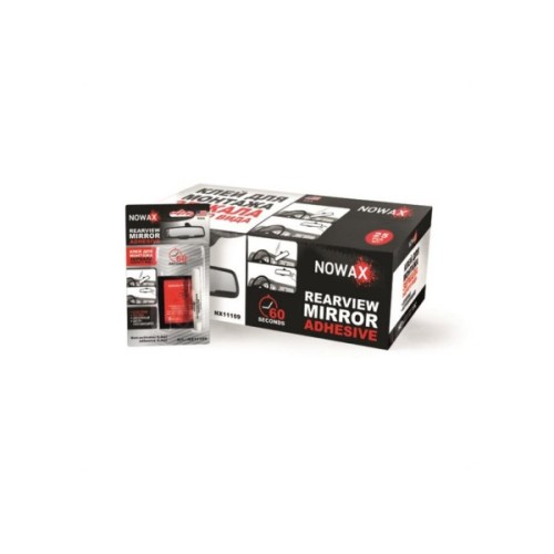 Автомобільний клей NOWAX REARVIERW MIRROR ADHESIVE 0,4ml+ 0.6ml (NX11109)