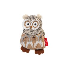 Іграшка для собак GiGwi Plush Сова з пискавкою 10 см (75036)